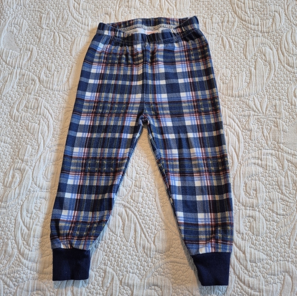 Gymboree boys size 18-24 months plaid pajama pants, EUC